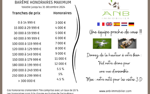 Nos honoraires